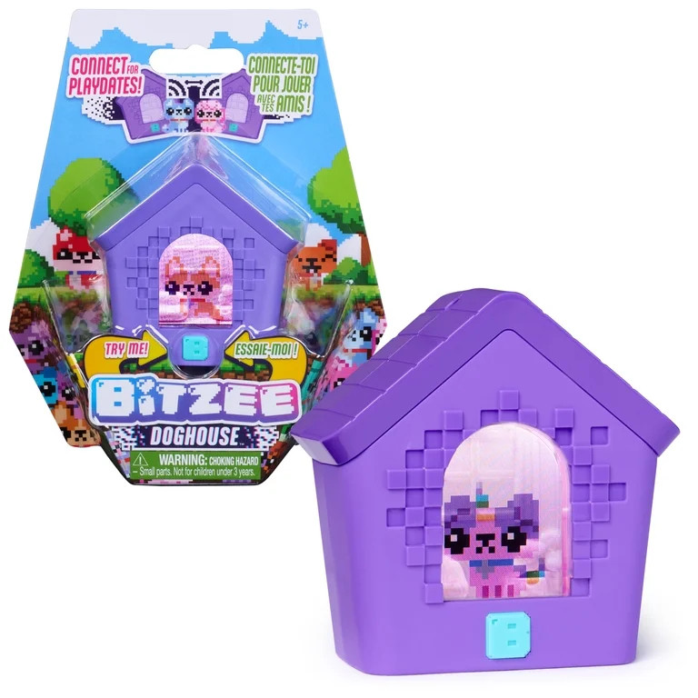 Bitzee, Doghouse Interactive Digital Pet Toy with 15 Puppies Inside, Reacts to Touch | Walmart (US)