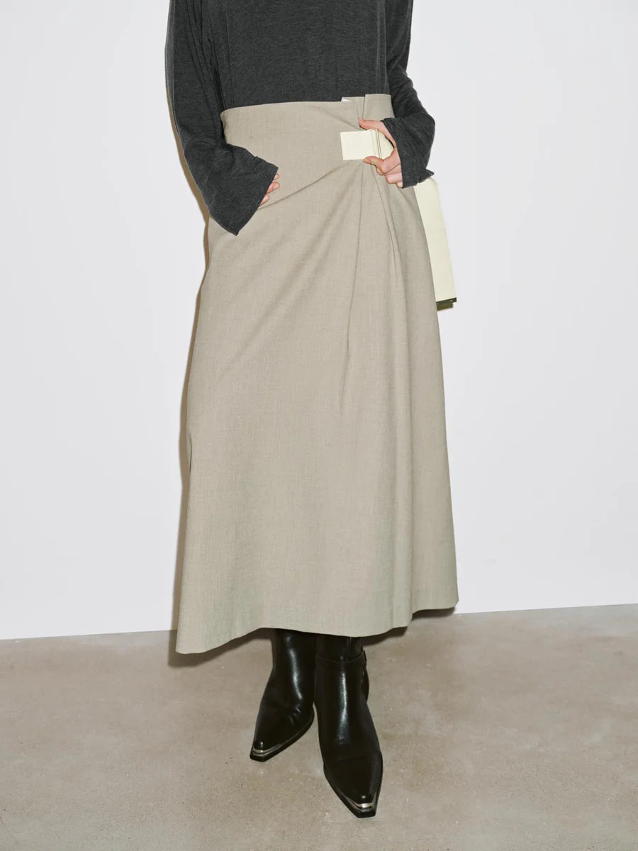 Wrap Straight Midi Skirts | Urban Revivo