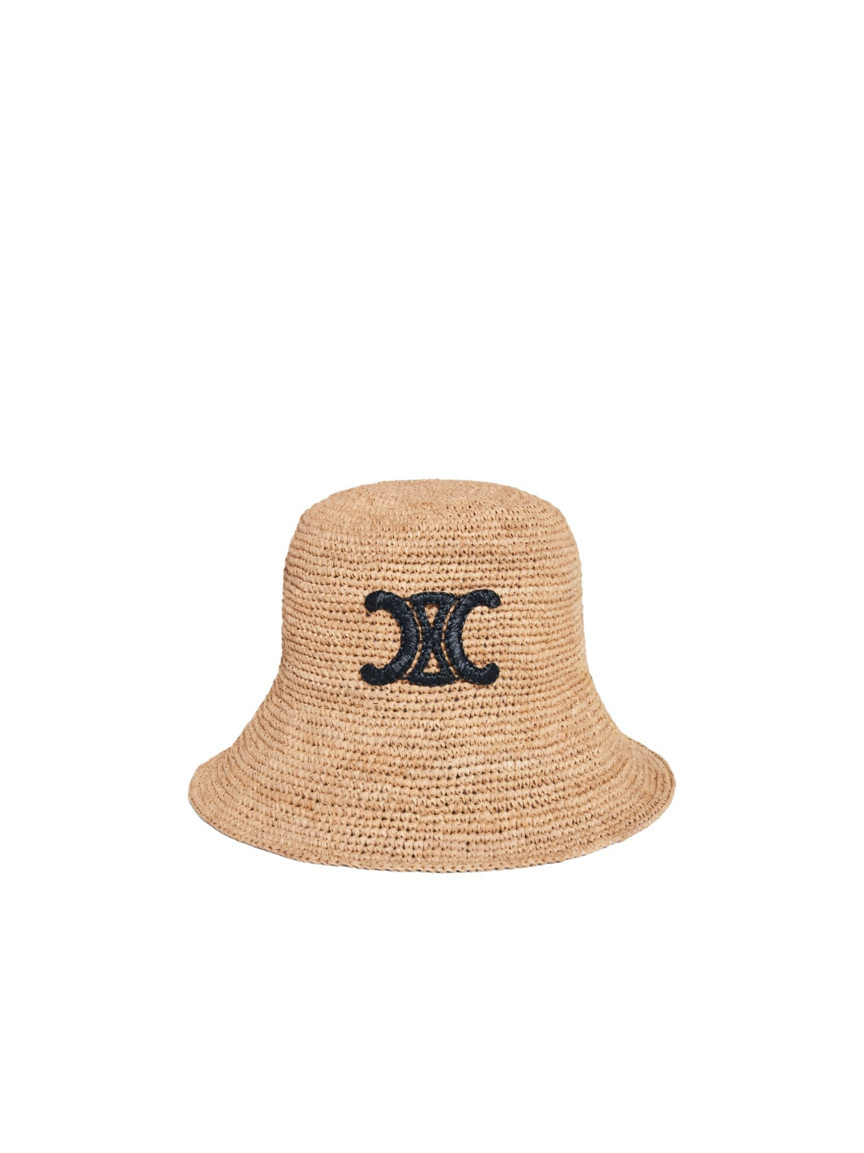 triomphe bucket hat in raffia | Senser US