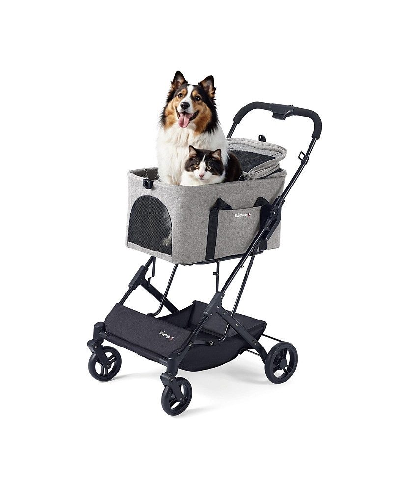 Ibiyaya Essential Travois Tri Fold Pet Travel System Xl with Detachable Carrier Pet Stroller | Bloomingdale's (US)