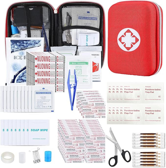 276PCS First Aid Kit Home Car Camping Hiking Emergency Supplies Small Compact Lovely Bag for Scho... | Amazon (US)
