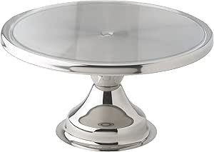 Winco Stainless Steel Round Cake Stand, 13-Inch | Amazon (US)