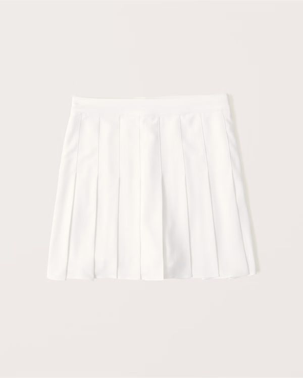 Pleated Mini Skort | Abercrombie & Fitch (US)