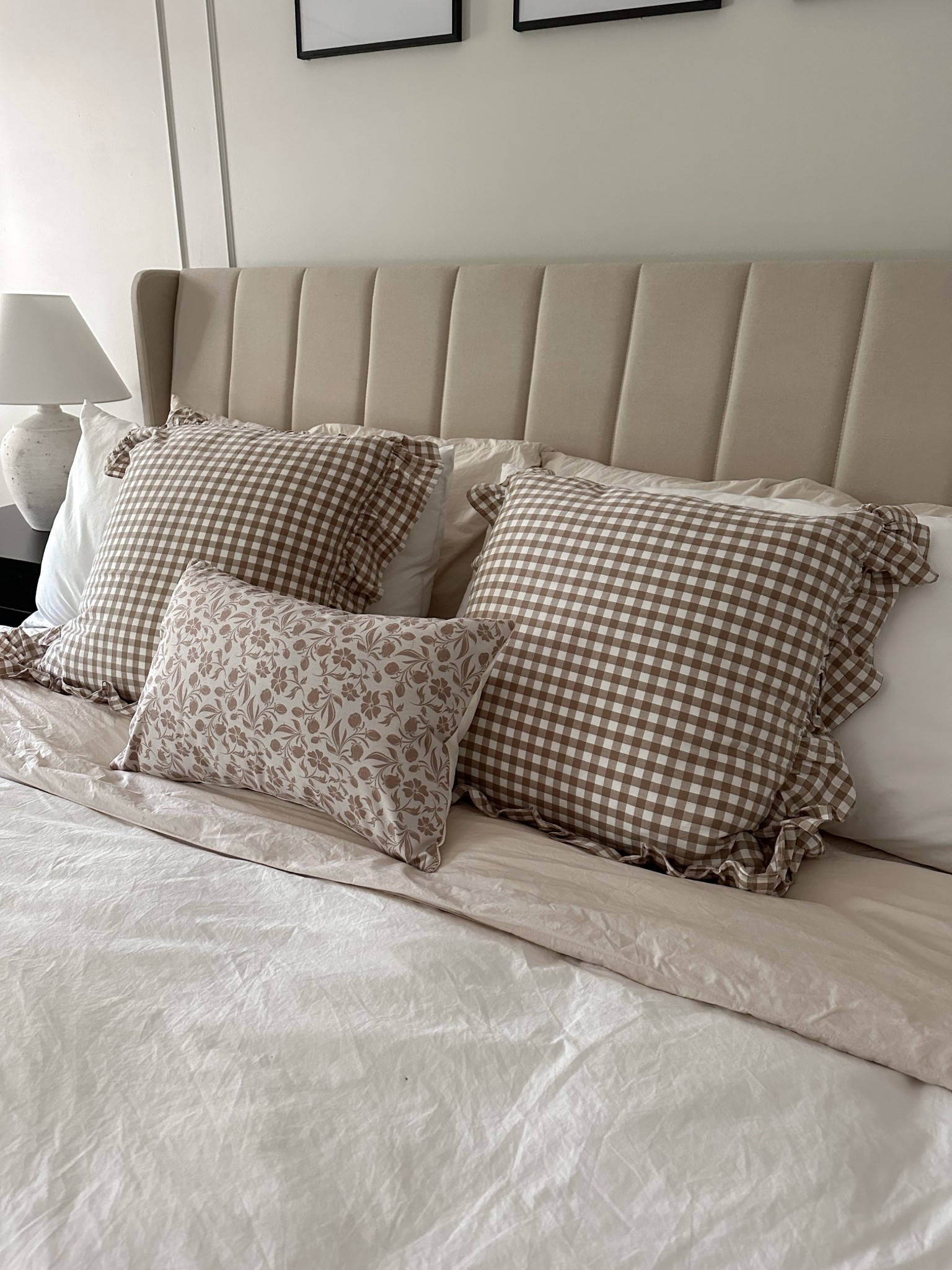 Loving this pillow combo in our bedroom! 

#LTKHome