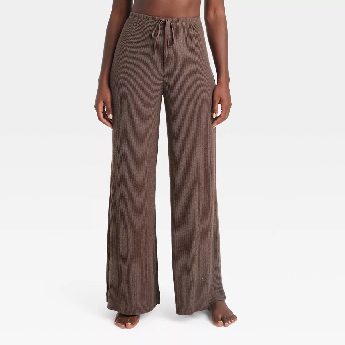 Women's Cozy Ribbed Wide Leg Pants - Auden™ | Target
