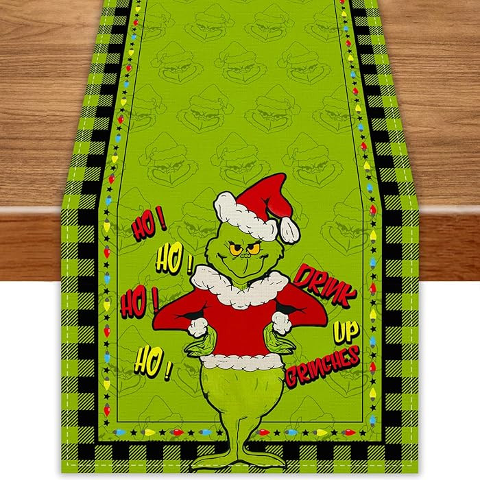 Christmas Table Runner 13x72 Inch Christmas Xmas Winter Holiday Decorations and Supplies for Home... | Amazon (US)