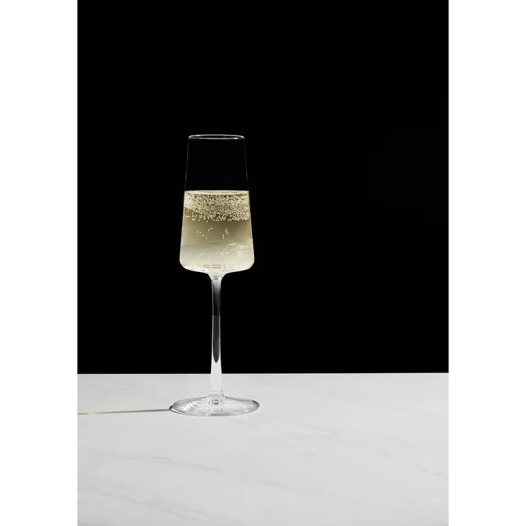 Better Homes & Gardens Clear Flared Champagne Flute, 4 Pack | Walmart (US)