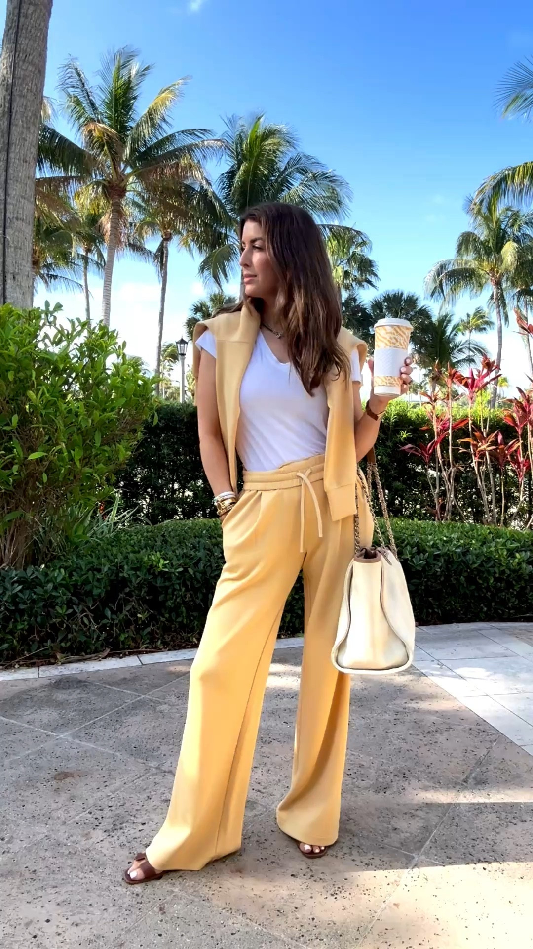 First thing i pack. First thing i grab on a casual morning.

Two @varley sets, both monochromatic, both incredibly easy. Spa days, coffee runs, sunday walks, school pickup — these are the pieces that make all of it feel effortless.

Just got back from Palm Beach and the color was literally made for that resort. Some pieces just belong in certain places. 🌴

Pro tip: always get the longest inseam on the pants and roll the waistband up or down depending on your shoes. Game changer.

If these aren't in your closet yet, they need to be. 🧣

#varley #ad


#LTKOver40 #LTKTravel