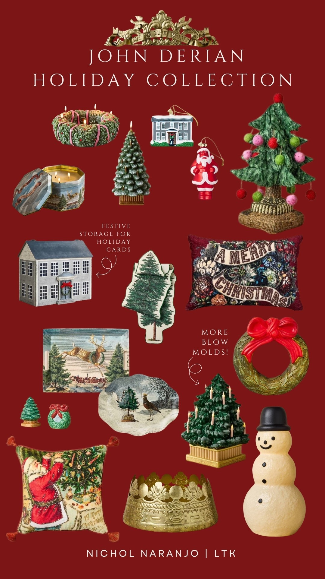 Here’s another look at the John Derian holiday collection at Target. It’s so nostalgic and magical, I don’t even know what to choose for my home first! What’s your favorite item? 🎄🎅🏽✨

#LTKHome #LTKSeasonal