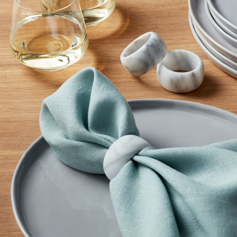 Marble Napkin Ring | Crate & Barrel