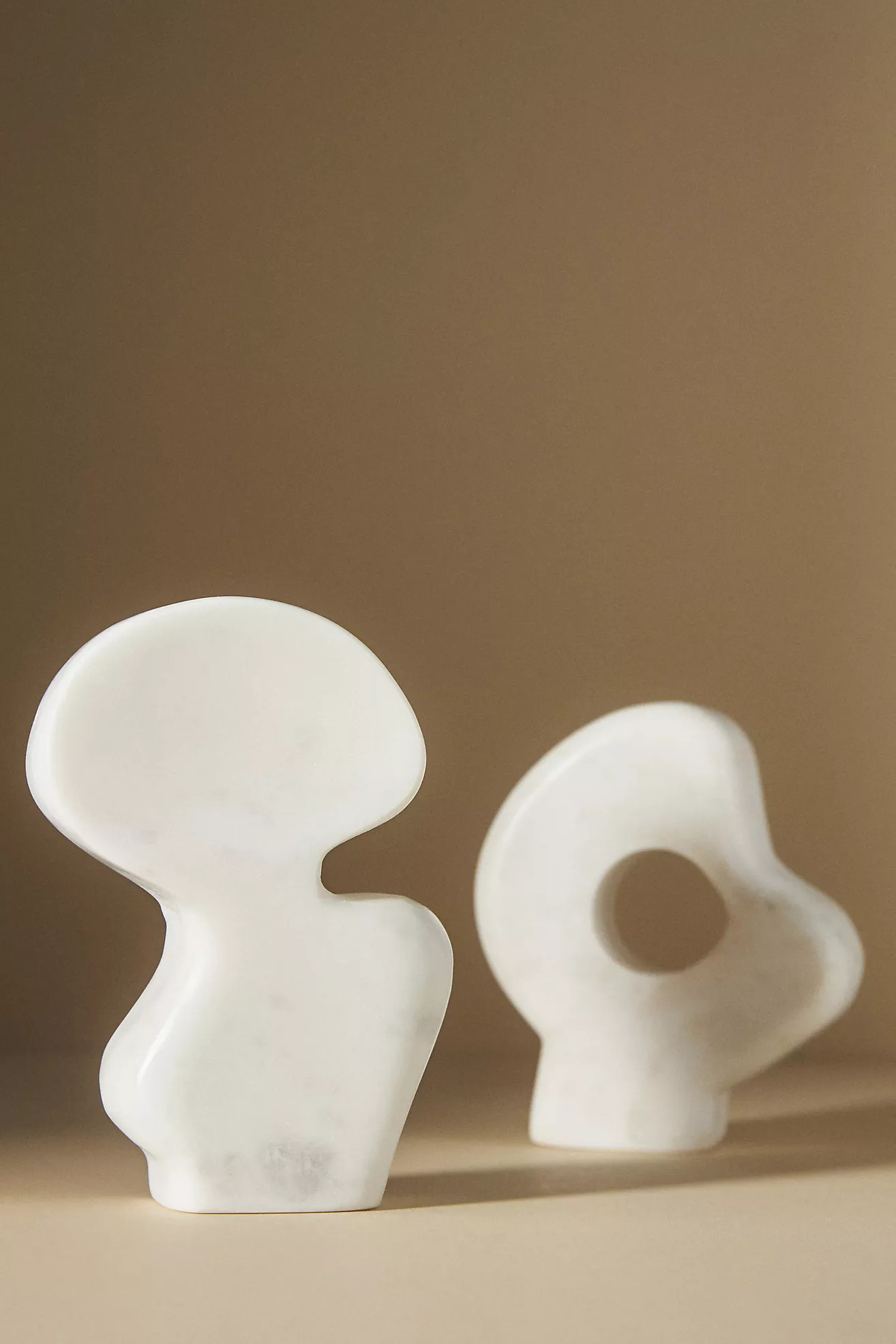 Sculptural Marble Decorative Objects, Set of 2 | Anthropologie (US)