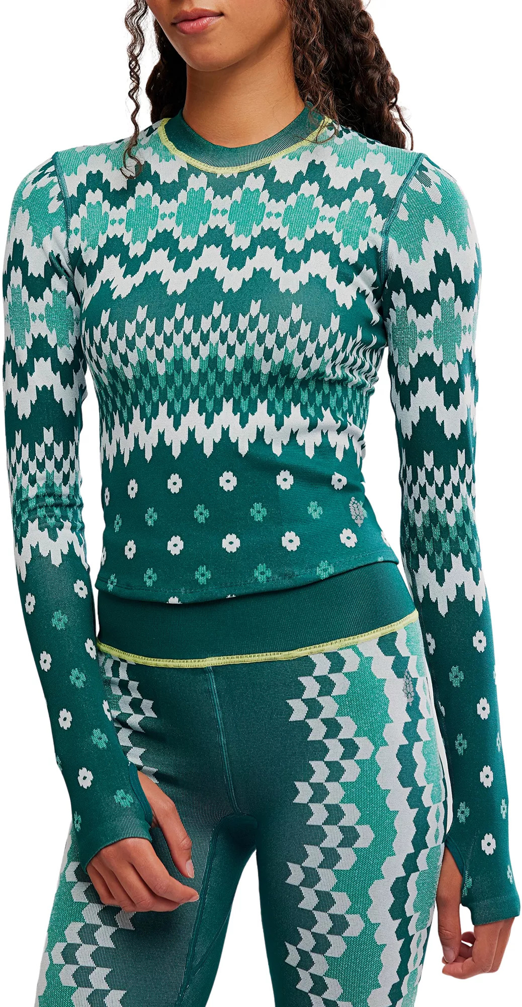 FP Movement Women's Myoko Jacquard Base Layer | DICK'S Sporting Goods