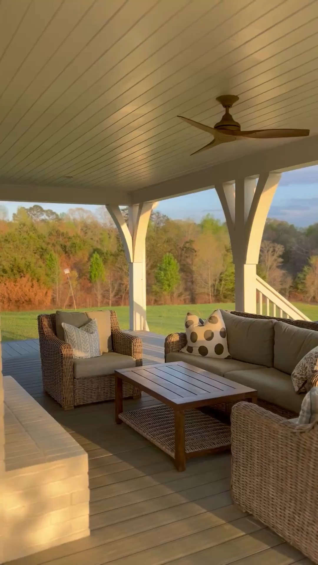 We love this wicker patio set so much. It gets a lot of use and we have had it for over 2 years - the quality is amazing. #LTKStyleTip 

#LTKHome #LTKSeasonal