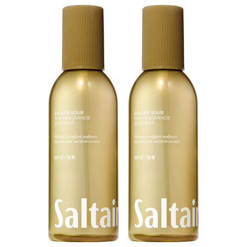 Saltair Body Mist 2 Pack - Fine Fragrance, Lightweight Body Spray Mist with Golden Hour Scent. Long Lasting Perfume Mist. 2x 8oz Bottles | Amazon (US)