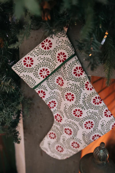 Noel Fleur Provencale Stocking | Julia Amory