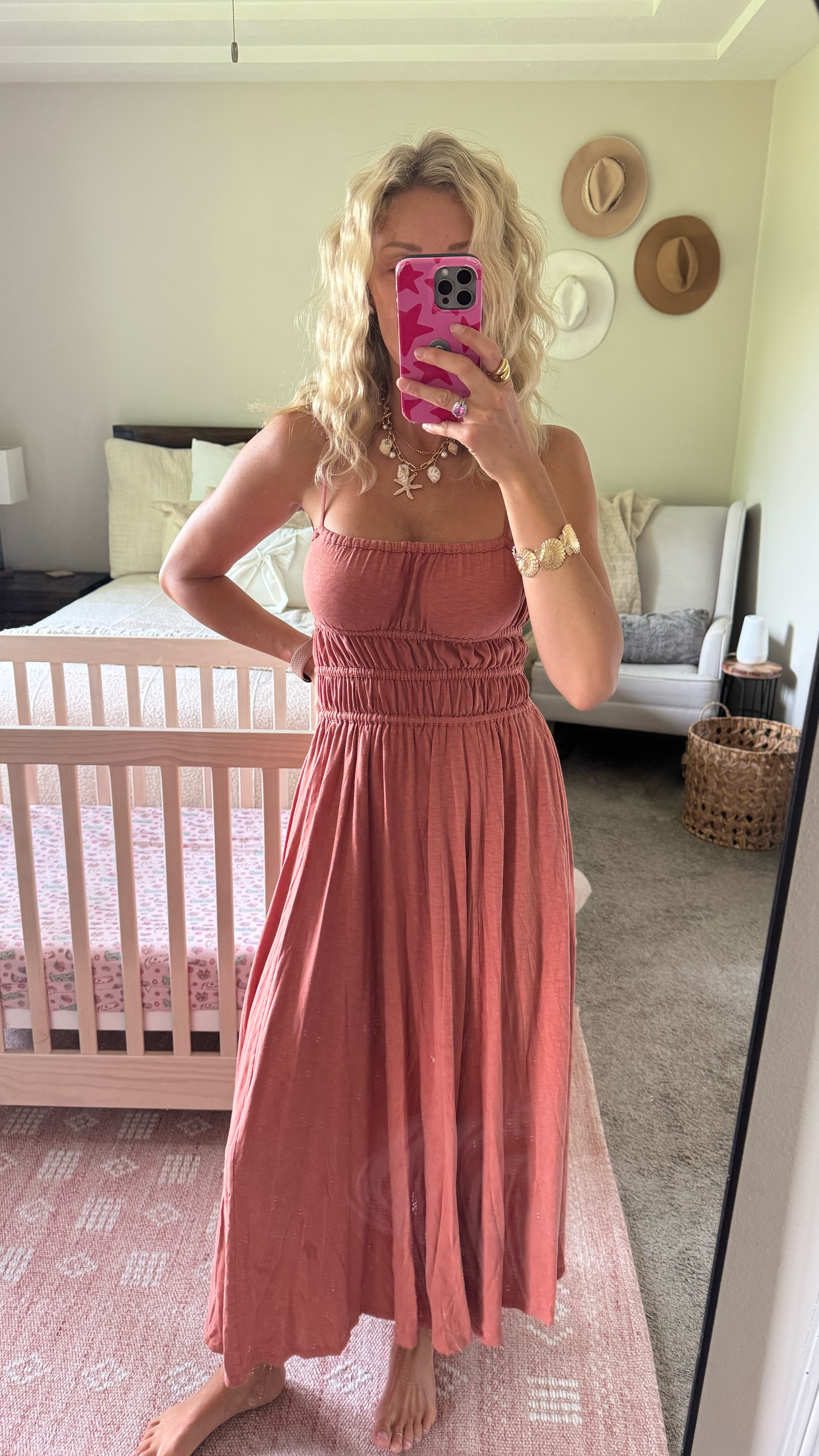 The comfiest dress. BRB while I go buy every color. Wearing a small for reference. I love the details of the top, the color, the material, the extra lining so it’s not see through, and the length. This can be a quite grab for a date night, girls night, or dress it up for church. 

#LTKSummerEdit #LTKSeasonal #LTKStyleTip