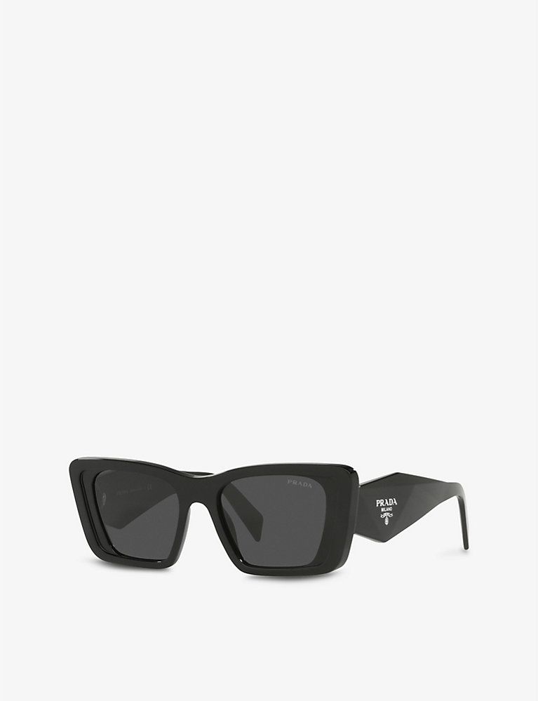 PRADA PR 08YS butterfly-shaped acetate sunglasses | Selfridges