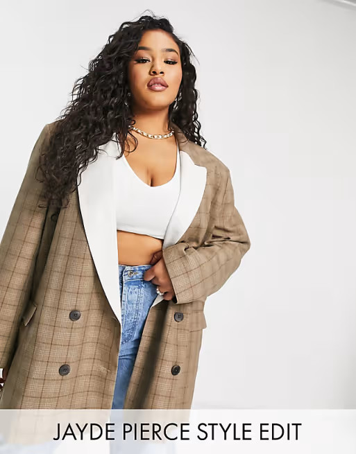 ASOS DESIGN Curve check suit  | ASOS | ASOS (Global)
