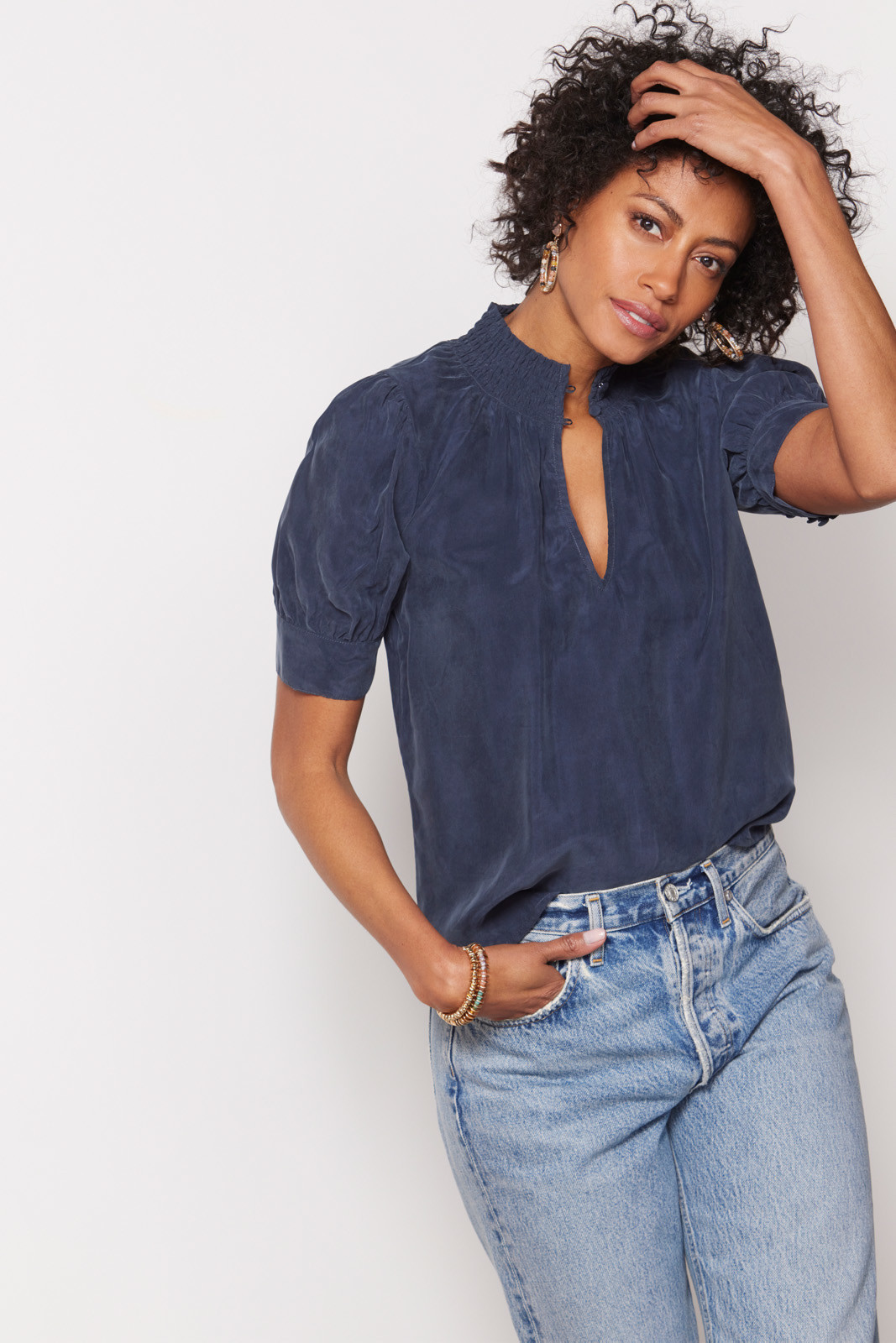 EVEREVE Meg Smocked Top | EVEREVE | Evereve