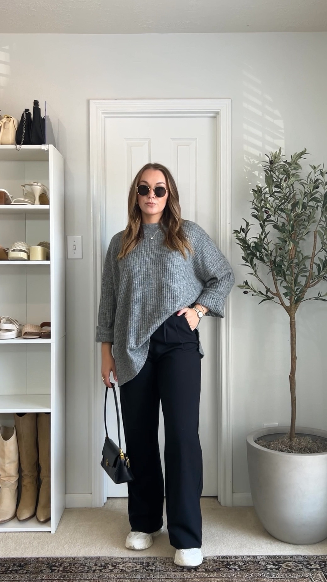 day three | early fall workwear outfits 🍂 

Sweater is old size M 
Trousers 28L 
.⁠
.⁠
.⁠
.⁠
elevated basics, capsule wardrobe, wearable wardrobe, style tips, wearing vs styling, how to style, outfit ideas, fall fashion, work outfits, smart casual style, business casual style, Pinterest style, fall style 2023, styling outfits, autumn style.  #capsulewardrobe #fallstyle2023 #wearingvsstyling #howtostyle #workoutfits

#LTKSeasonal #LTKstyletip #LTKworkwear