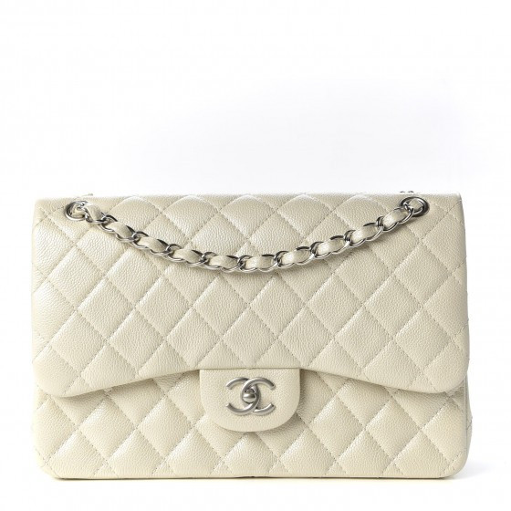 CHANEL

Pearly Caviar Quilted Jumbo Double Flap Dark White


47 | Fashionphile