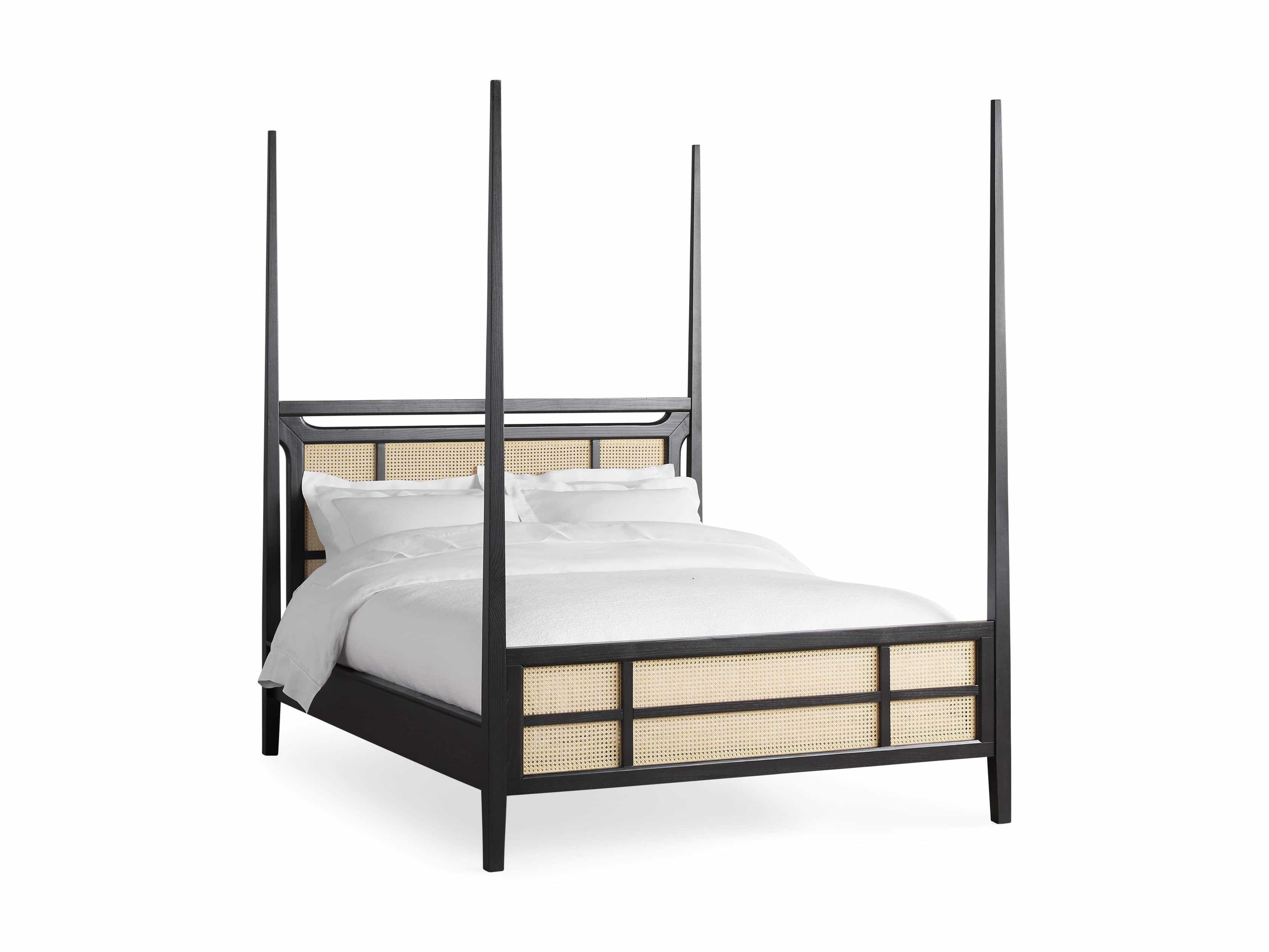 Brock Cane Poster Bed | Arhaus