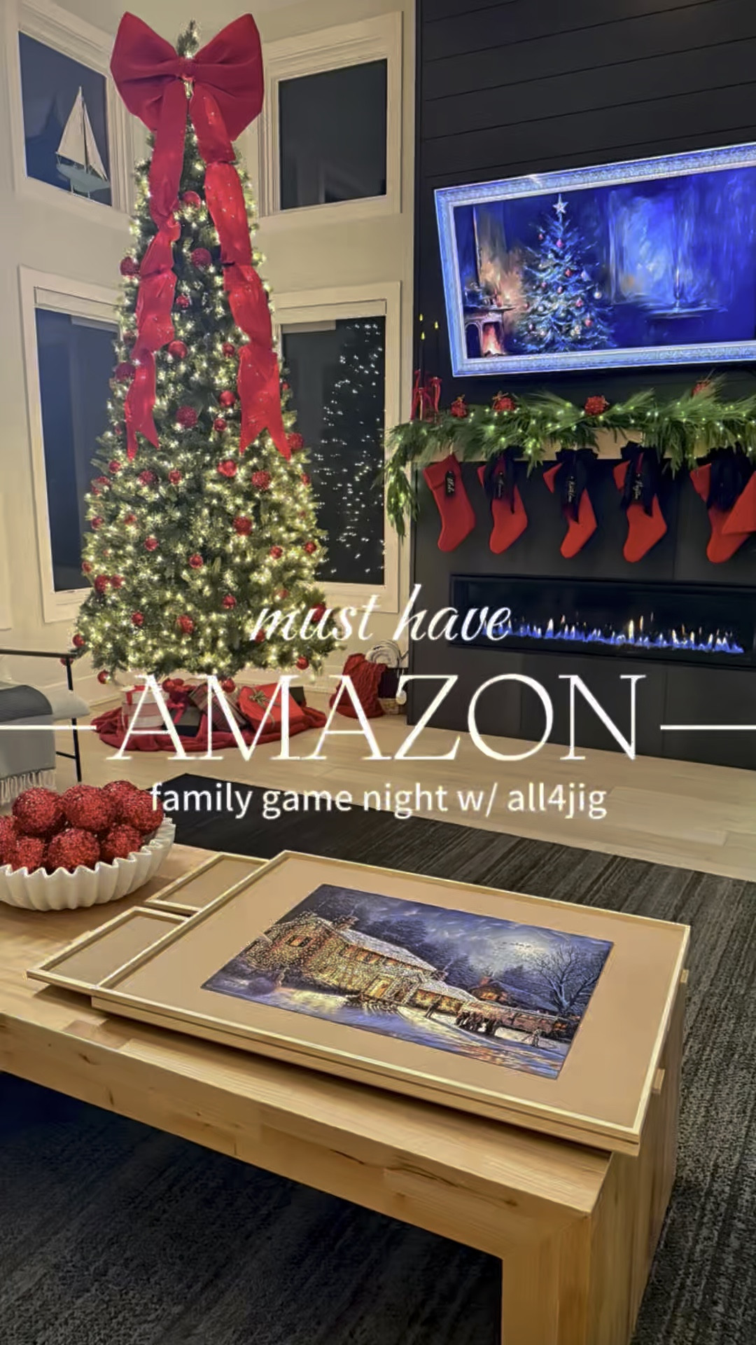 If you’re a fan of family nights or game nights, you’re going to love this puzzle board. It’s perfect for both games and puzzles, allowing you to start a project and keep everything organized. With four built-in drawers for storing pieces and a puzzle saver mat to protect your work, it’s a must-have for hours of family fun.

#LTKGiftGuide #LTKFamily #LTKHome