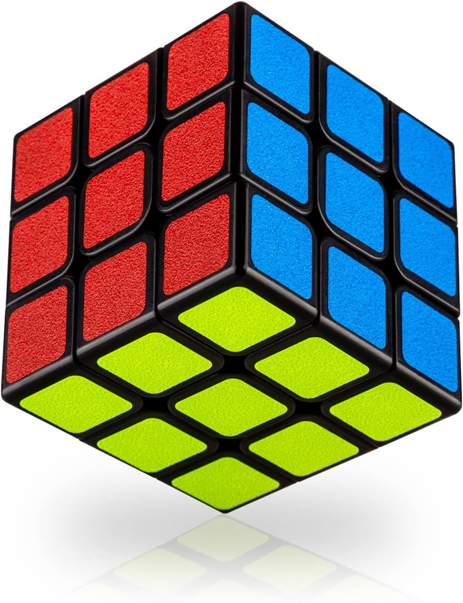 Speed Cube Smooth Turning Magic Cube 3x3x3 Brain Teaser Puzzle Cube Sticker (2.2 inches) | Amazon (US)