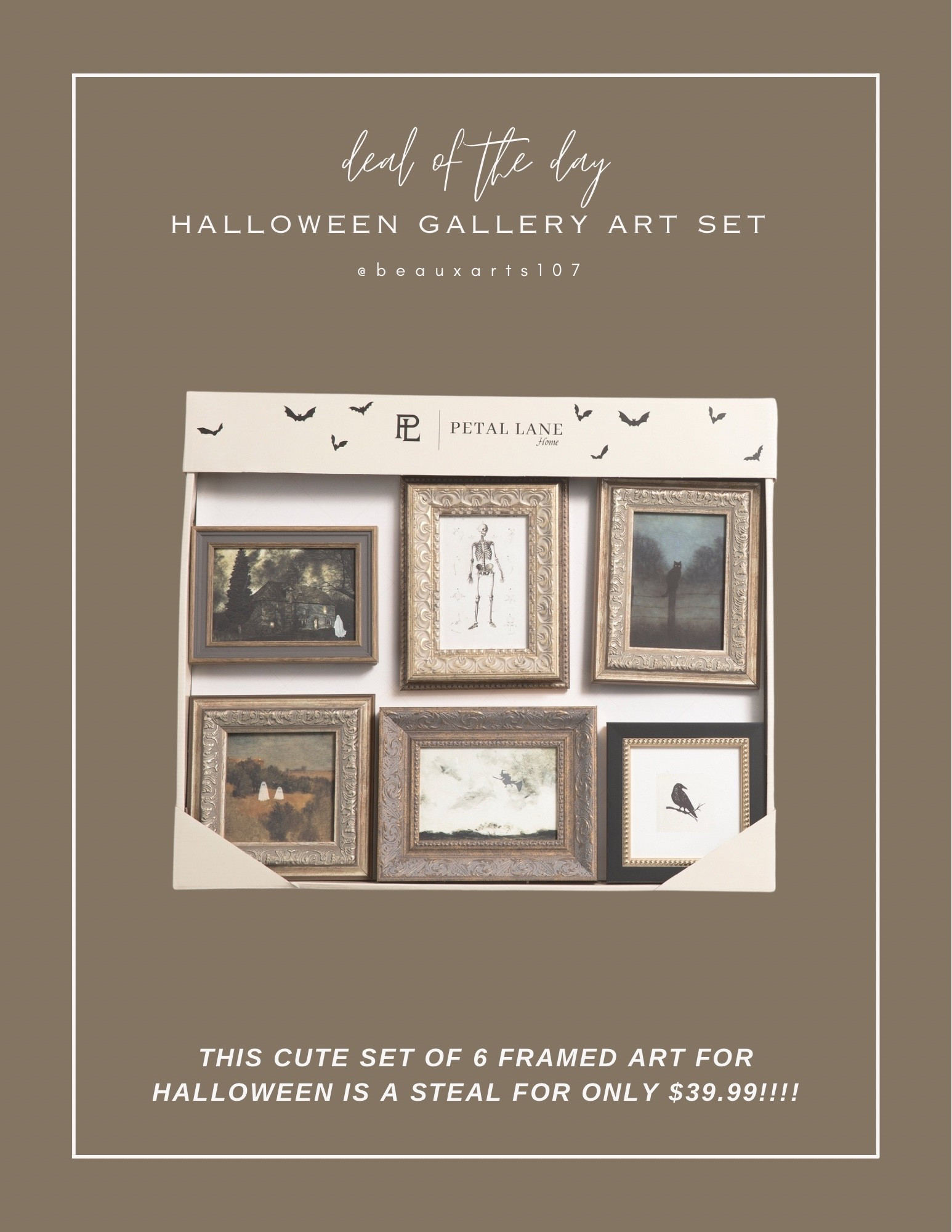 How cute is this Halloween framed art set for only $39.99!!

#LTKSeasonal #LTKFindsUnder50 #LTKHome