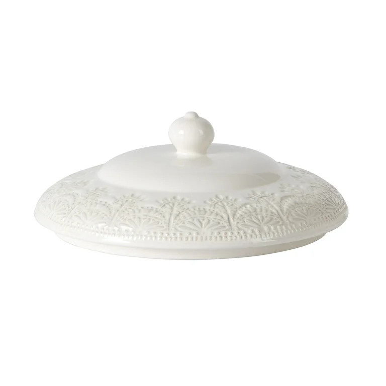 The Pioneer Woman Vintage Lace Stoneware Tureen, Linen | Walmart (US)