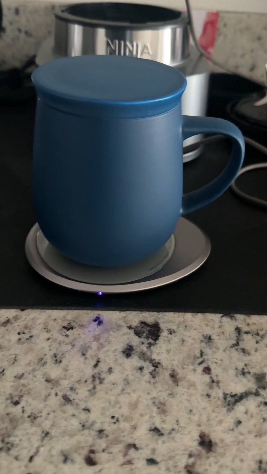 A revolutionary self heating designed to enhance your hot beverage experience. 

Paul got deep navy which is now sold out and I got Jasmine white which is still currently available

#LTKHome #LTKHoliday #LTKGiftGuide