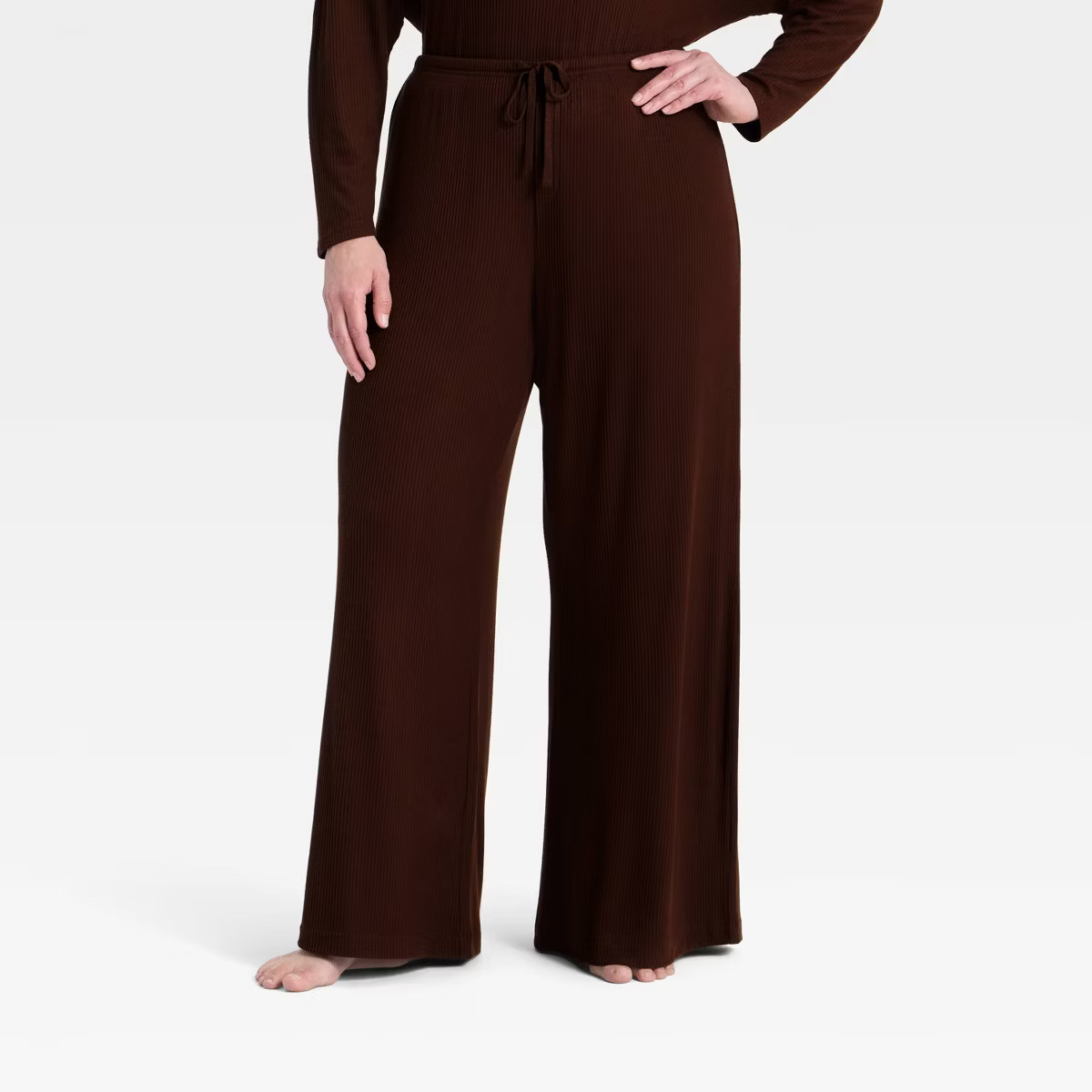 Women's Cozy Ribbed Wide Leg Pants - Auden™ | Target