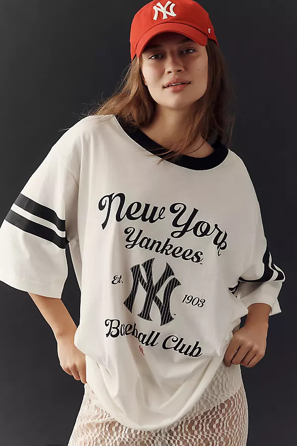 The Wild Collective x Anthropologie MLB Oversized Graphic Tee | Anthropologie (US)