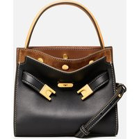 Tory Burch Lee Radziwill Petite Double Suede and Leather Bag | Coggles (Global)