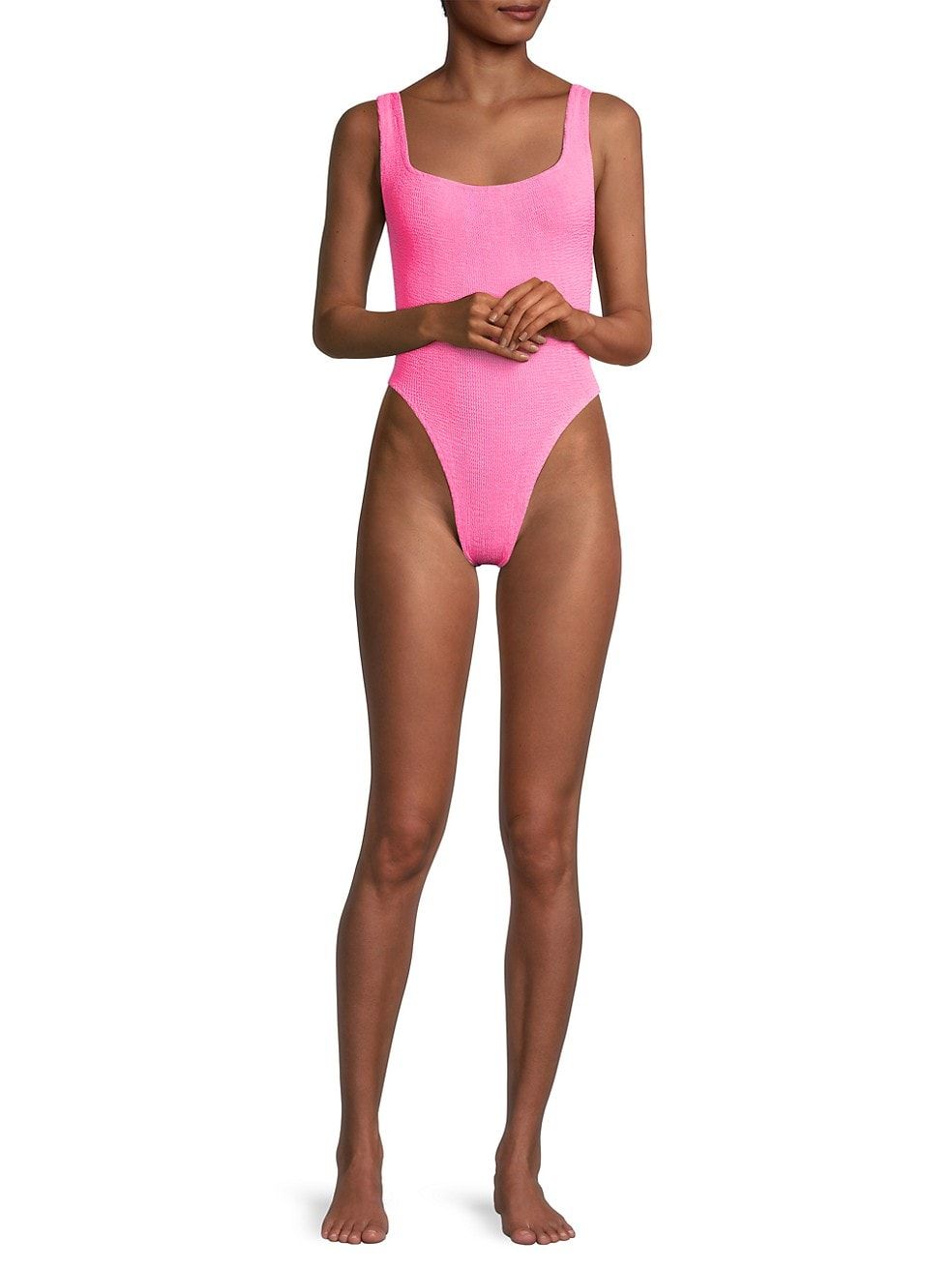 Crinkle One-Piece Swimsuit | Saks Fifth Avenue