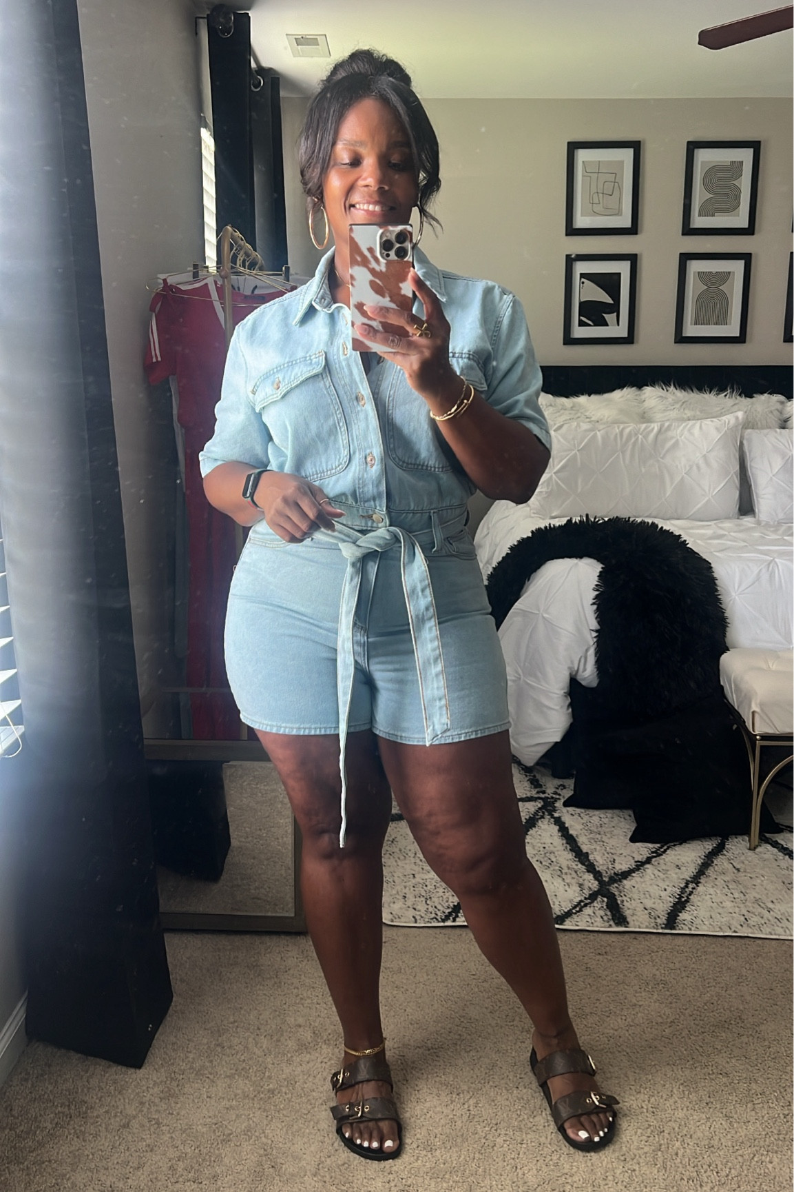 Coffee Shop Fit! I would go up a size - bottom has no stretch!

#LTKMidsize #LTKU #LTKStyleTip