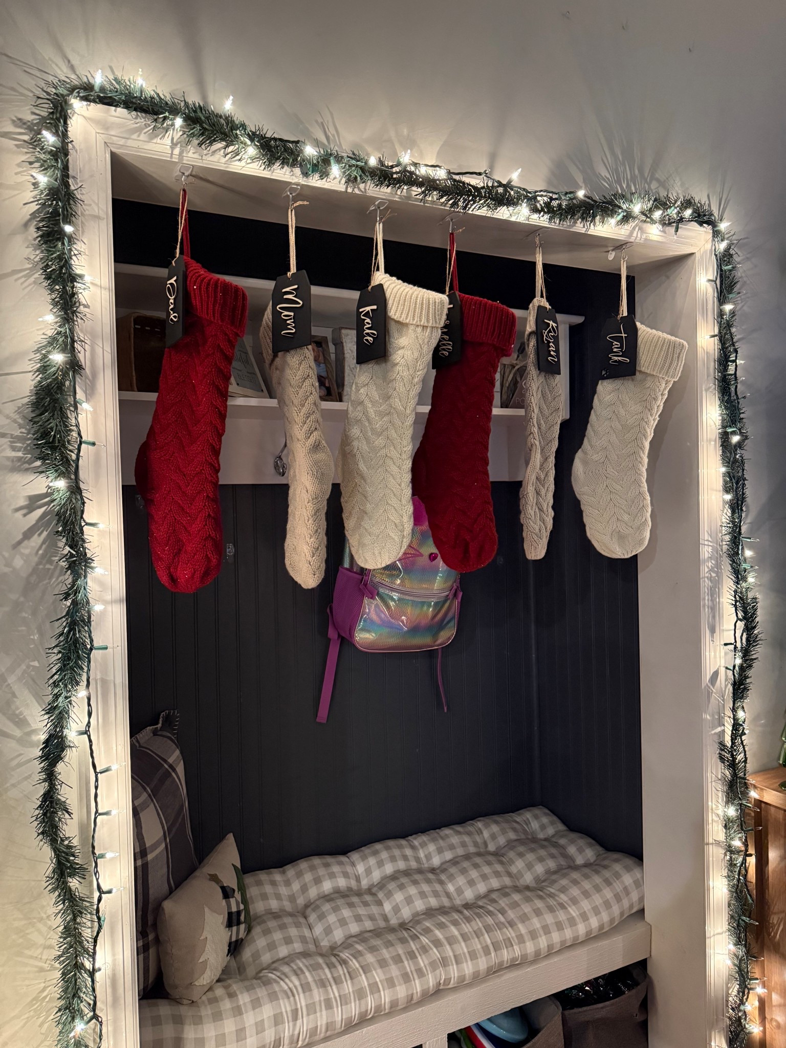 Stockings and name tags! 

#LTKSeasonal #LTKHoliday #LTKGiftGuide