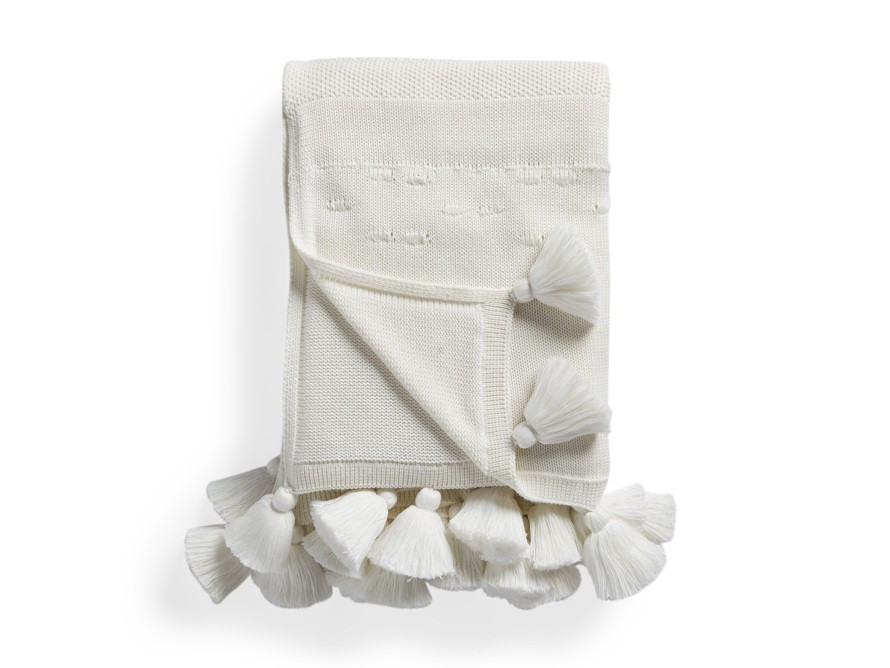 Fringed Tassel Throw | Arhaus