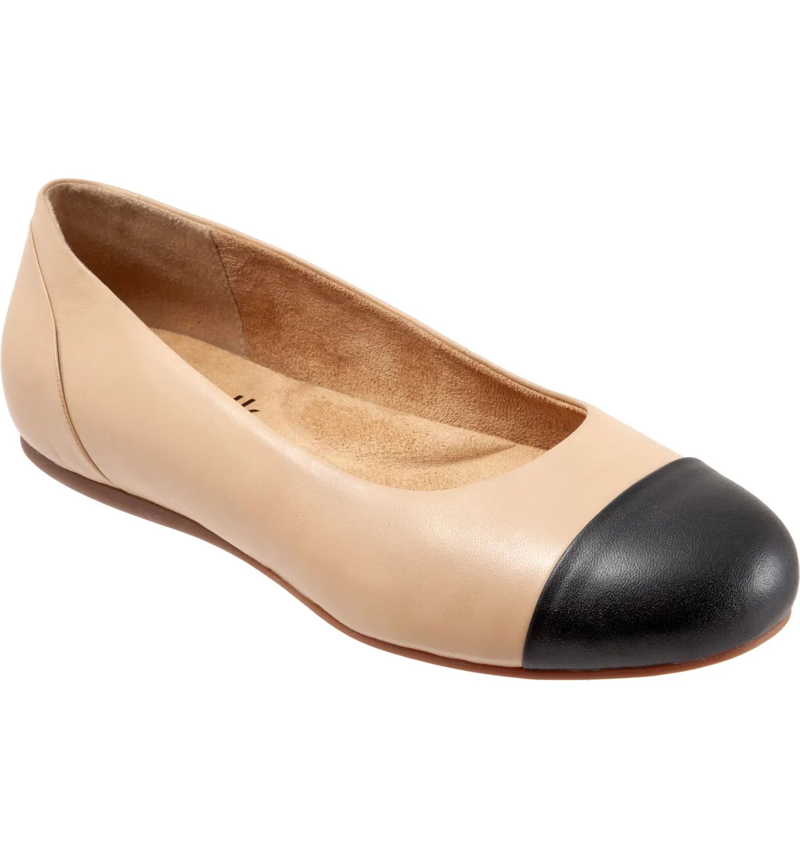 SoftWalk® Sonoma Cap Toe Flat | Nordstrom | Nordstrom