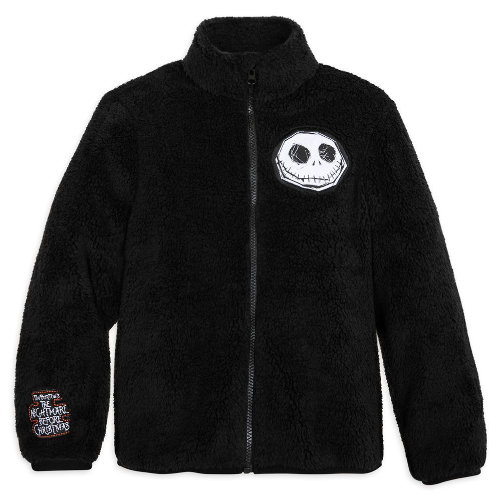 Jack Skellington Zip Fleece Top for Kids – The Nightmare Before Christmas | Disney Store