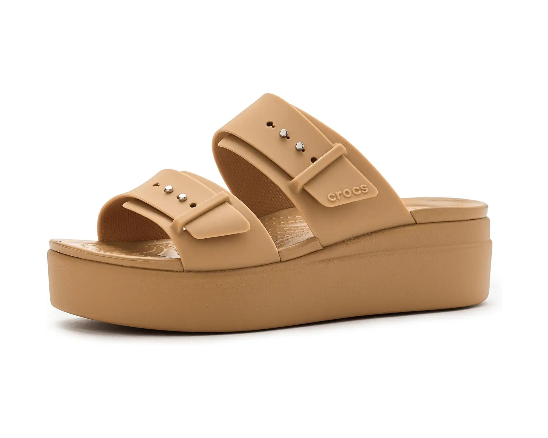 Women's Crocs Brooklyn Buckle Low Wedge | Zappos.com
