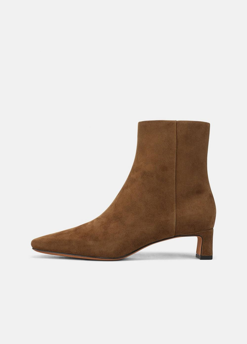 Women's Harlan Suede Ankle Boot, Elmwood, Size 6 Vince | Vince LLC