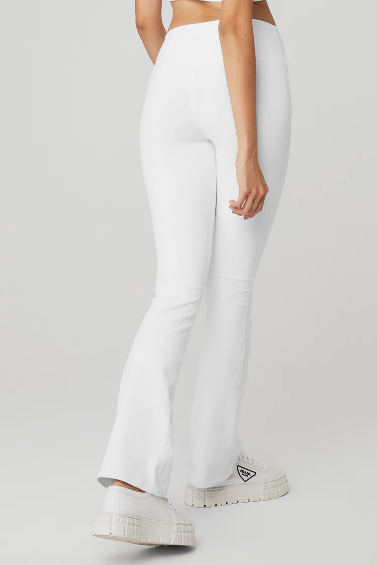 Airbrush High-Waist 7/8 Bootcut Legging - White | Alo Yoga (US)