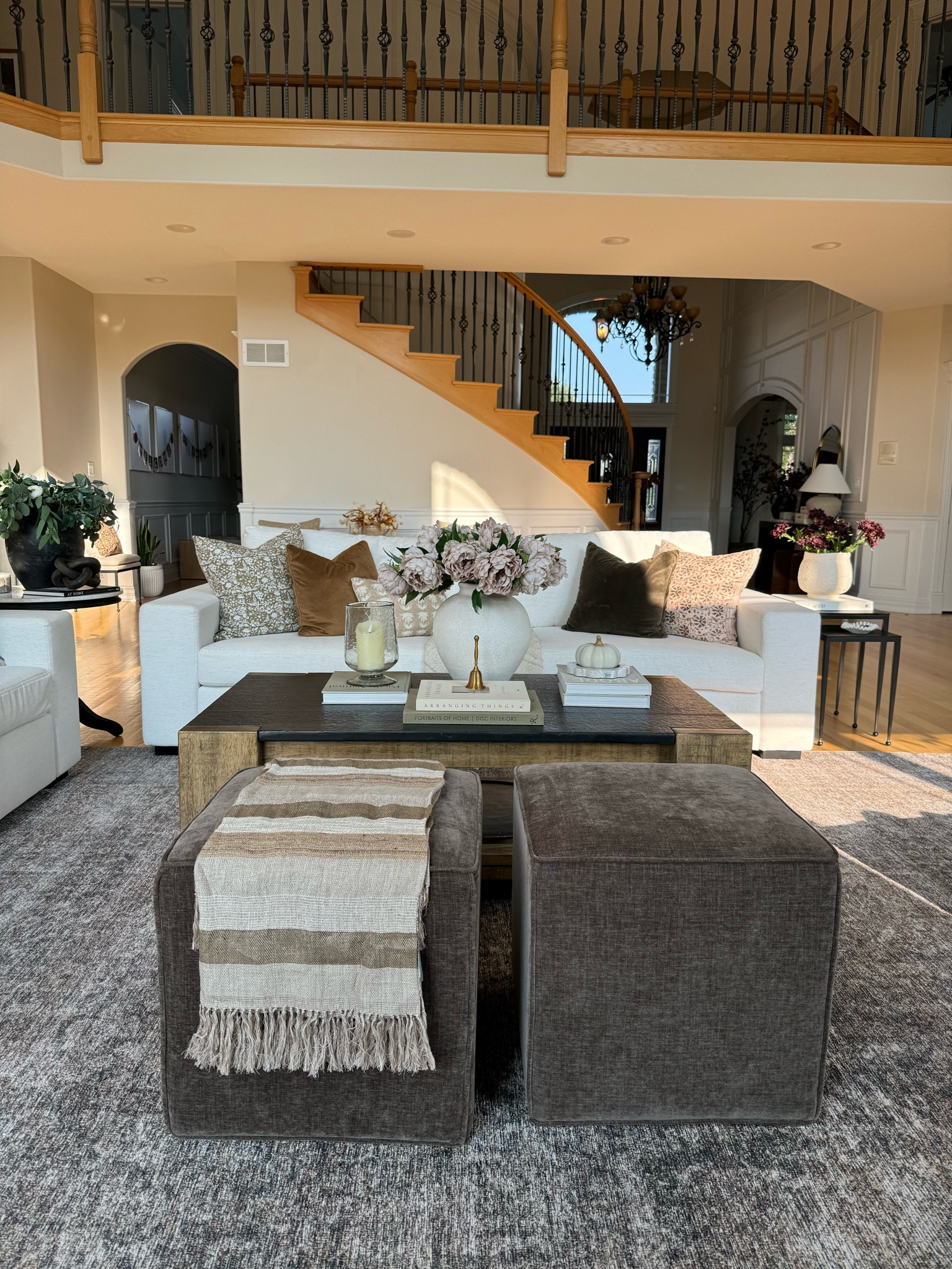 Great room views golden hour 🍂

#LTKSaleAlert #LTKHome #LTKFallSale