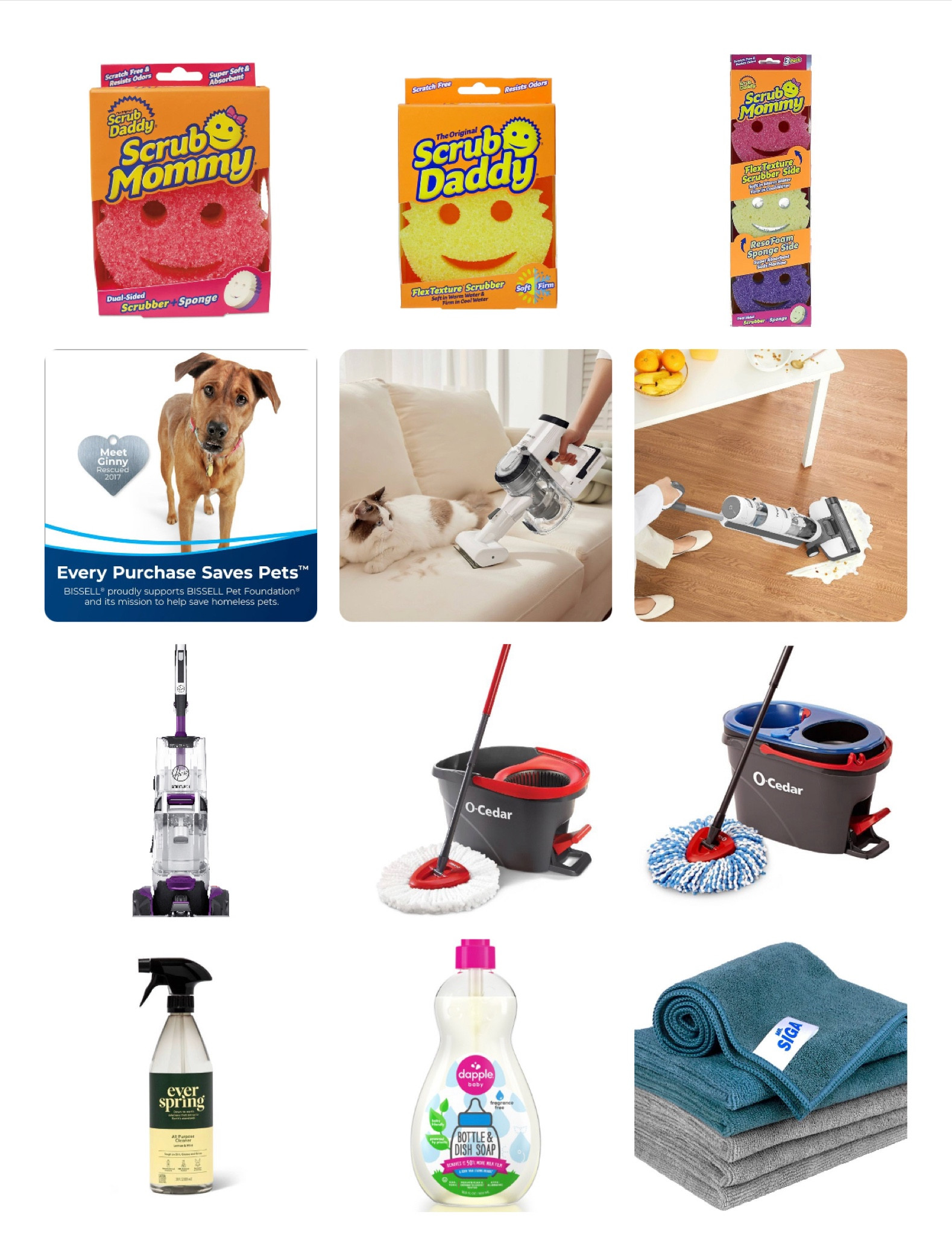 My favorite cleaning supplies! 

#LTKunder100 #LTKfamily #LTKhome