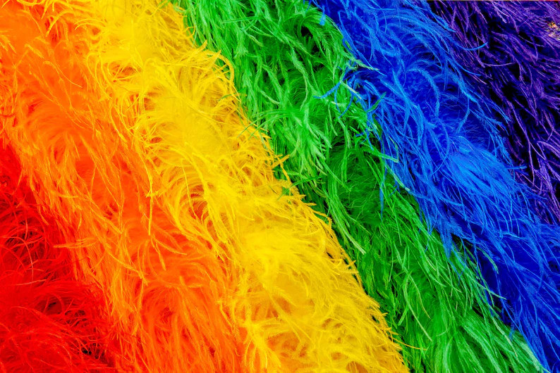 2-ply 2 yards long Ostrich Feather Boa, Strung Feather Strand Boas, Dance Formal Wedding Party Co... | Etsy (Global)