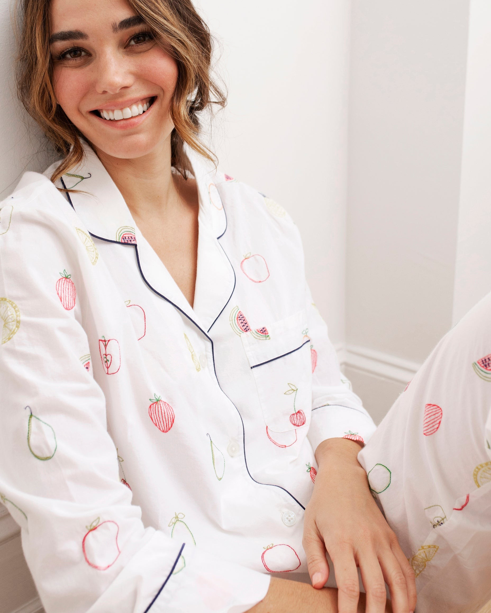 Fruit Medley - Long Sleep Set - Cloud | Printfresh