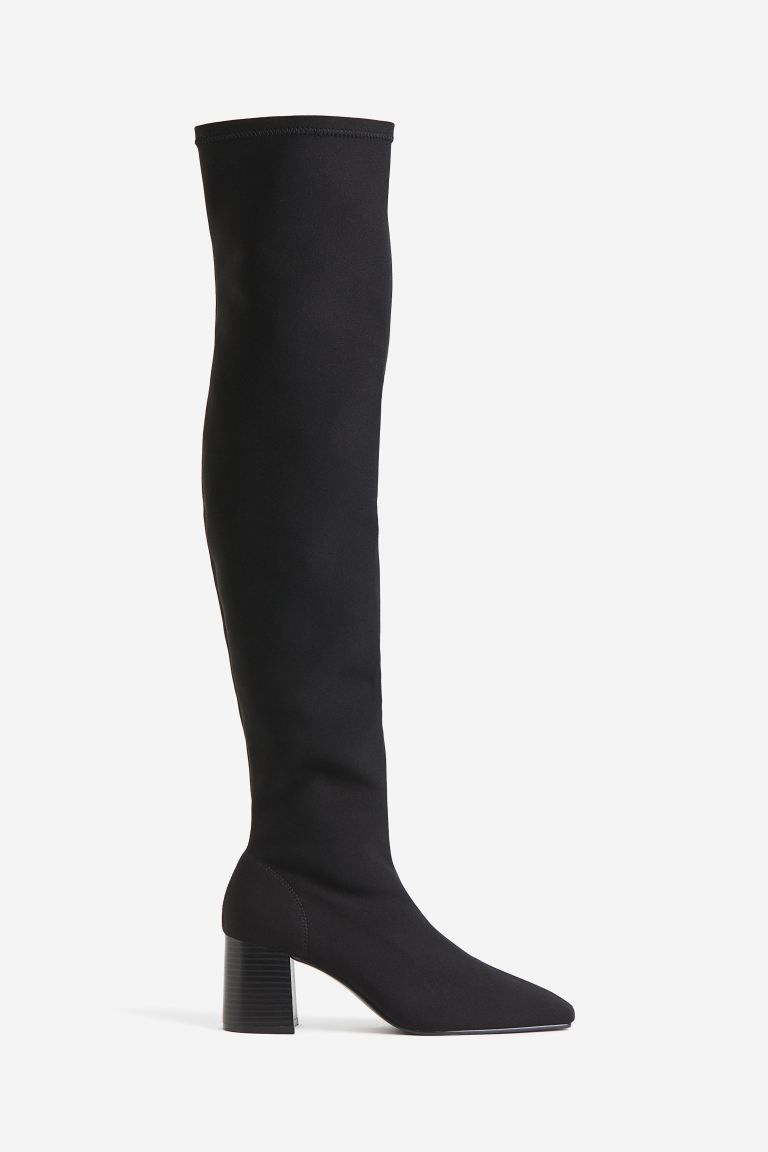 Over-the-knee Boots - Black - Ladies | H&M US | H&M (US + CA)