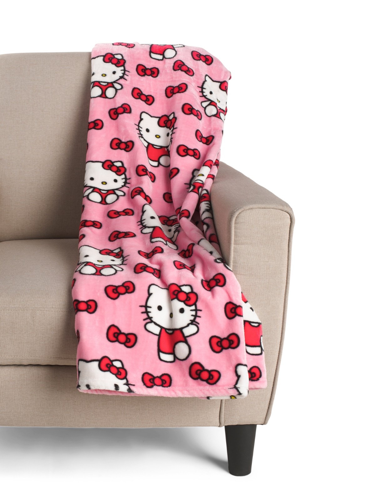 Hello Kitty Red Bows Throw