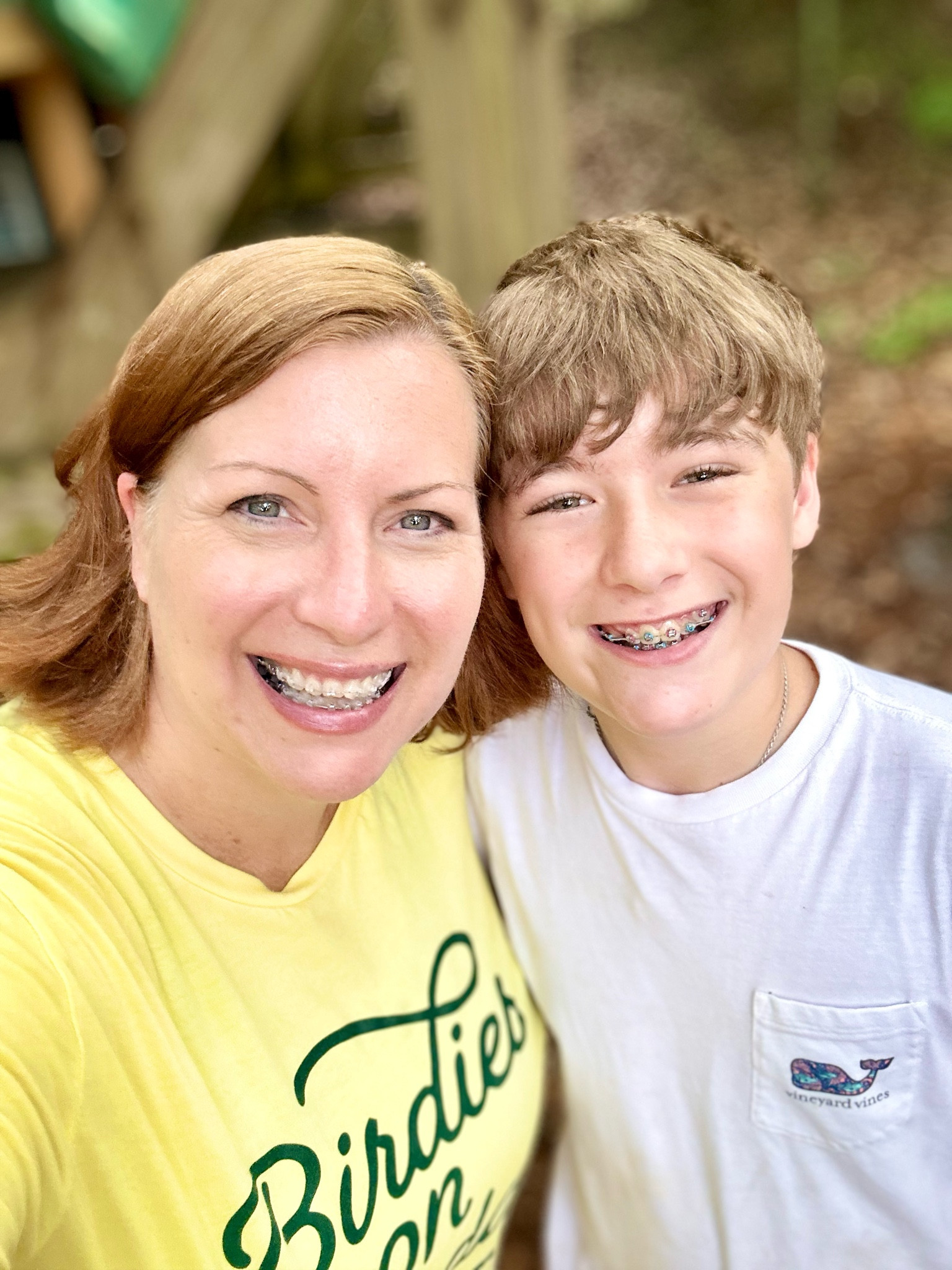 Dropped my youngest off at his favorite summer camp this morning🏕️🏹 He loves it! They have a high rope course, low rope course, canoes, swimming, archery, and no cell phones allowed!📲
